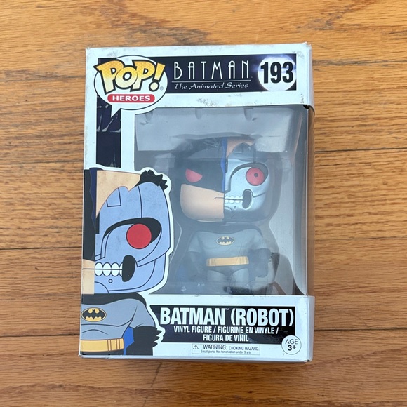 Funko Other - Funko Pop! Batman (Robot) Vinyl Figure - Gray, Black, Red